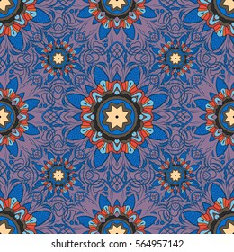 Mandalas background. Colorful elements. Vector illustration texture.