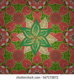 Mandalas background. Colorful elements. Vector illustration texture. Radial gradient shape.