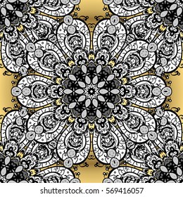 Mandalas background. Colorful elements. Vector illustration texture.