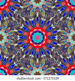 Mandalas background. Colorful elements. vector illustration texture.