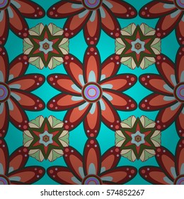 Mandalas background. Colorful elements. vector illustration texture.