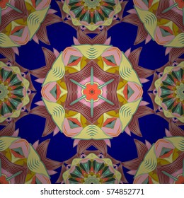 Mandalas background. Colorful elements. vector illustration texture.