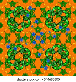 Mandalas background. Vector illustration texture. Colorful elements.