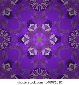 Mandalas background. Vector illustration texture. Colorful elements. Radial gradient shape.