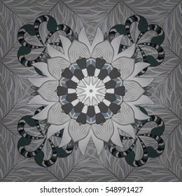 Mandalas background. Vector illustration texture. Colorful elements. Radial gradient shape.