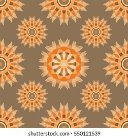 Mandalas background. vector illustration texture. Colorful elements.
