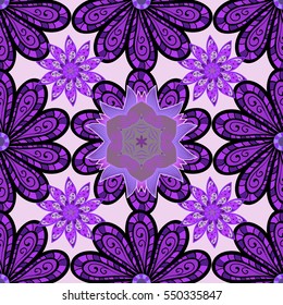 Mandalas background. vector illustration texture. Colorful elements.