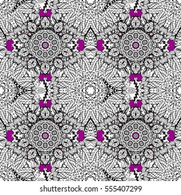 Mandalas background. Vector illustration texture. Colorful elements.