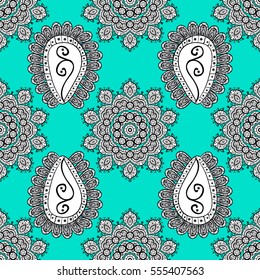 Mandalas background. Vector illustration texture. Colorful elements.