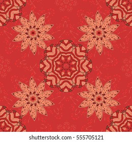 Mandalas background. Vector illustration texture. Colorful elements.