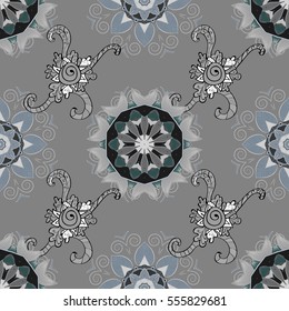 Mandalas background. Vector illustration texture. Colorful elements.