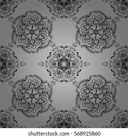 Mandalas background. Vector illustration texture. Colorful elements. Radial gradient shape.