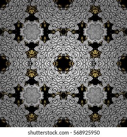 Mandalas background. Vector illustration texture. Colorful elements. Radial gradient shape.