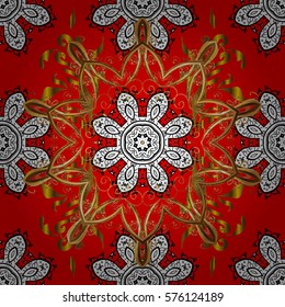 Mandalas background. Vector illustration texture. Colorful elements. Radial gradient shape.