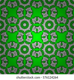 Mandalas background. Vector illustration texture. Colorful elements. Radial gradient shape.
