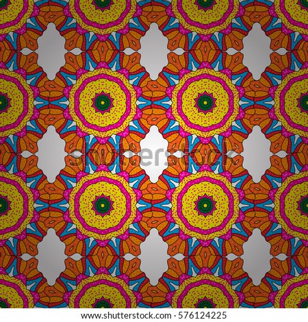 Mandalas background. Vector illustration texture. Colorful elements. Radial gradient shape.