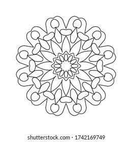 Mandala Luxury Ornamental Background Design Withe Stock Vector (Royalty ...