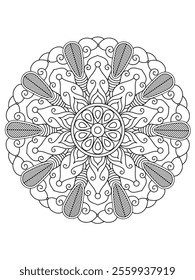 Mandalas book Coloring Page for Adult