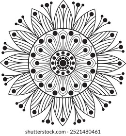 Mandalas can vary greatly in size, complexity, and style, depending on the cultural context and the purpose for which they are created. They can be found in various art forms, including paintings, 