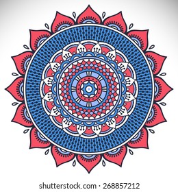 Mandalas collection. Round Ornament Pattern. Vintage decorative elements. Hand drawn background. Islam, Arabic, Indian, ottoman motifs.