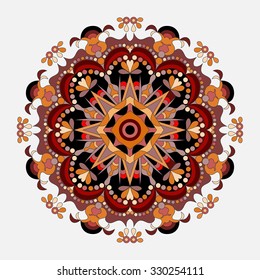 Mandalas collection. Round Ornament Pattern. Vintage decorative elements