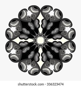 Mandalas collection. Round Ornament Pattern. Vintage decorative elements