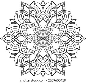 Mandalas for coloring book color pages.Anti-stress coloring book page for adults.
