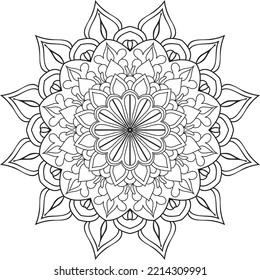 Mandalas for coloring book color pages.Anti-stress coloring book page for adults.