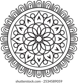 Mandalas for coloring book. Decorative ornaments. Flower shape. Oriental vector, Anti-stress therapy patterns. 