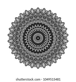 Mandalas for coloring book. Decorative round ornaments. Unusual flower shape. Oriental vector, Anti-stress therapy patterns. Weave design elements. Yoga logos Vector.