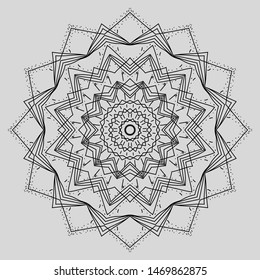 Mandalas for coloring book. Decorative round ornaments. Unusual flower shape. Oriental vector, Anti-stress therapy patterns. Weave design elements. 