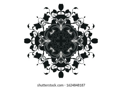 Mandalas for coloring book. Decorative round ornaments. Unusual flower shape. Oriental vector, Anti-stress therapy patterns. Weave design elements. Yoga logos Vector.