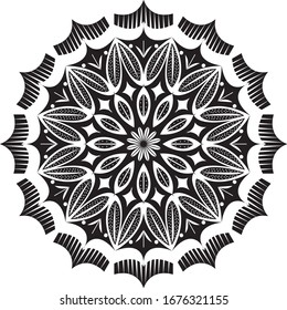 Mandalas for coloring book. Decorative round ornaments. Unusual flower shape. Oriental vector, Anti-stress therapy patterns. Weave design elements. Yoga logos Vector