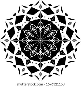 Mandalas for coloring book. Decorative round ornaments. Unusual flower shape. Oriental vector, Anti-stress therapy patterns. Weave design elements. Yoga logos Vector