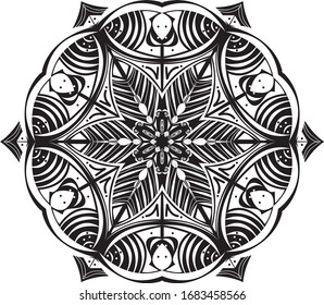 Mandalas for coloring book. Decorative round ornaments. Unusual flower shape. Oriental vector, Anti-stress therapy patterns. Weave design elements. 