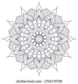 Mandalas for coloring book. Decorative round ornaments. Unusual flower shape. Oriental vector, Anti-stress therapy patterns. Weave design elements