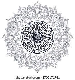 Mandalas for coloring book. Decorative round ornaments. Unusual flower shape. Oriental vector, Anti-stress therapy patterns. Weave design elements