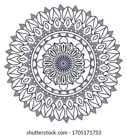 Mandalas for coloring book. Decorative round ornaments. Unusual flower shape. Oriental vector, Anti-stress therapy patterns. Weave design elements