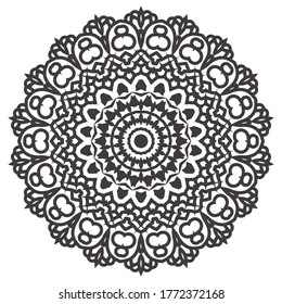Mandalas for coloring book. Decorative round ornaments. Unusual flower shape. Oriental vector, Anti-stress therapy patterns. Weave design elements. Yoga logos Vector.