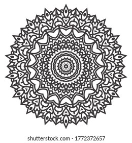 Mandalas for coloring book. Decorative round ornaments. Unusual flower shape. Oriental vector, Anti-stress therapy patterns. Weave design elements. Yoga logos Vector.