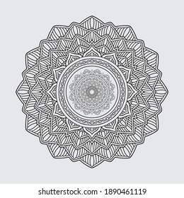 Mandalas for coloring book. Decorative round ornaments. Unusual flower shape. Oriental vector, Mandala patterns. Weave design elements. Yoga logos Vector.