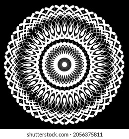 Mandalas for coloring book. Decorative round ornaments. Unusual flower shape. Oriental vector, Anti-stress therapy patterns. Weave design elements. Yoga logos Vector.