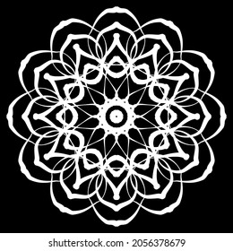 Mandalas for coloring book. Decorative round ornaments. Unusual flower shape. Oriental vector, Anti-stress therapy patterns. Weave design elements. Yoga logos Vector.