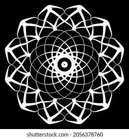 Mandalas for coloring book. Decorative round ornaments. Unusual flower shape. Oriental vector, Anti-stress therapy patterns. Weave design elements. Yoga logos Vector.