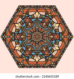 Mandalas for coloring book. Decorative round ornaments