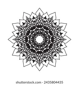 Mandalas for coloring book. Decorative round ornaments.