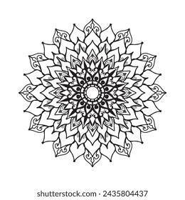 Mandalas for coloring book. Decorative round ornaments.