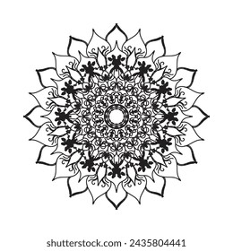 Mandalas for coloring book. Decorative round ornaments.