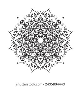 Mandalas for coloring book. Decorative round ornaments.