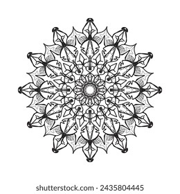 Mandalas for coloring book. Decorative round ornaments.